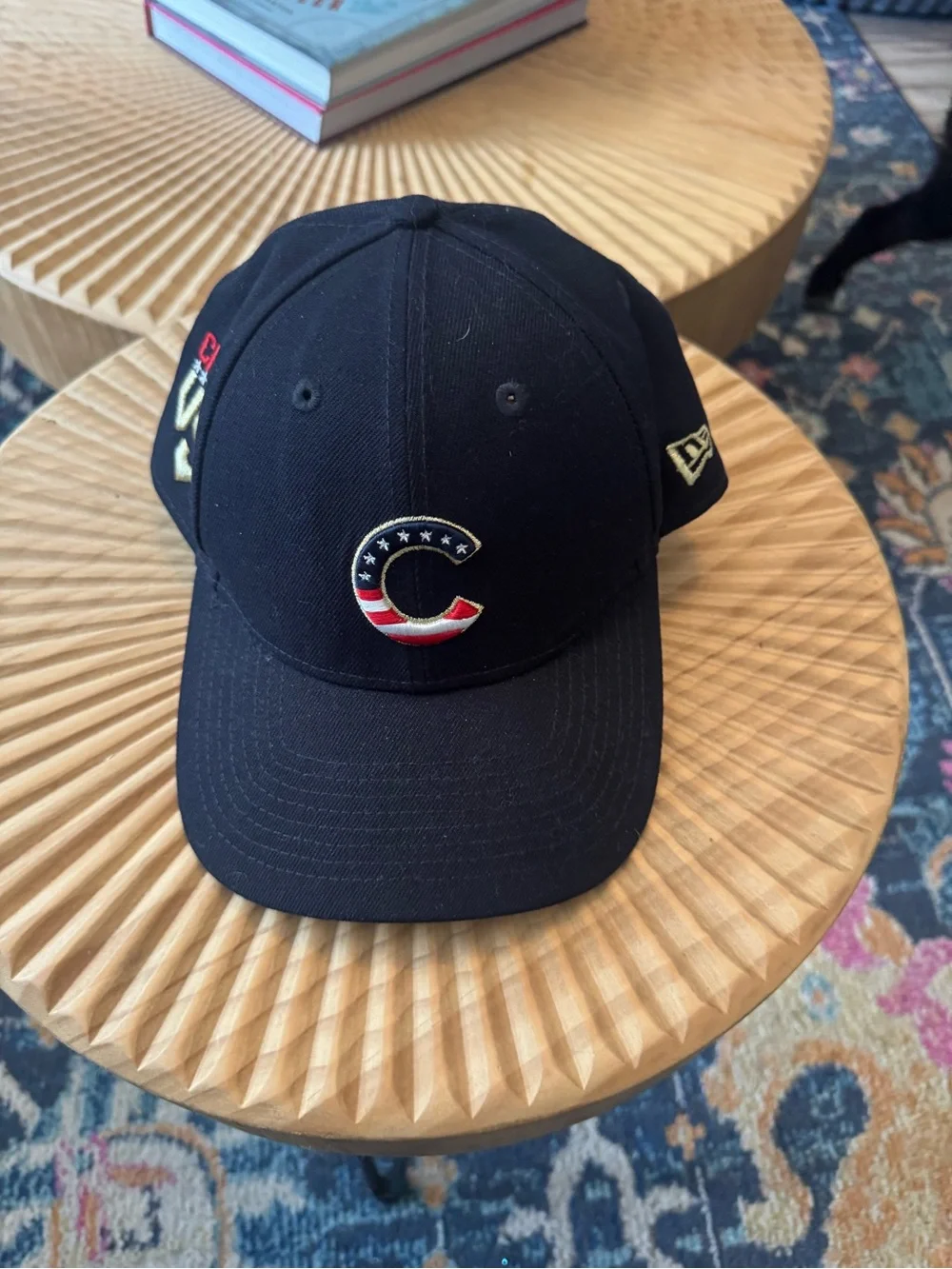 Chicago Cubs New Era 2023 4th of July 9FORTY Adjustable Snapback Hat
